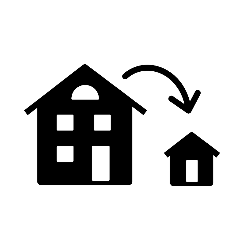 Home house downsizing